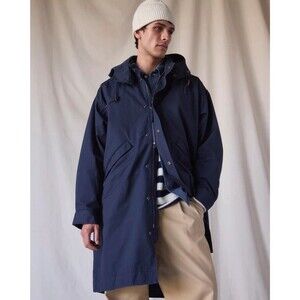 $350 Dockers® x Transnomadica Squall Coat Mens XS Relaxed Fit Navy Blue